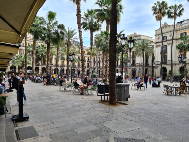 Plaza Real in Barcelona.